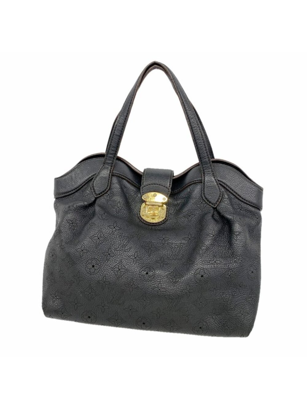 Louis Vuitton Handbag Mahina Seals PM Noir